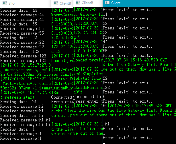 显示订阅下发布消息
